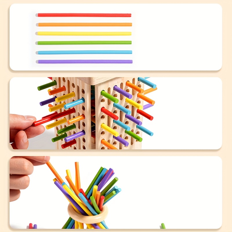 Montessori Wooden Board Game C - Board Game Family review and price